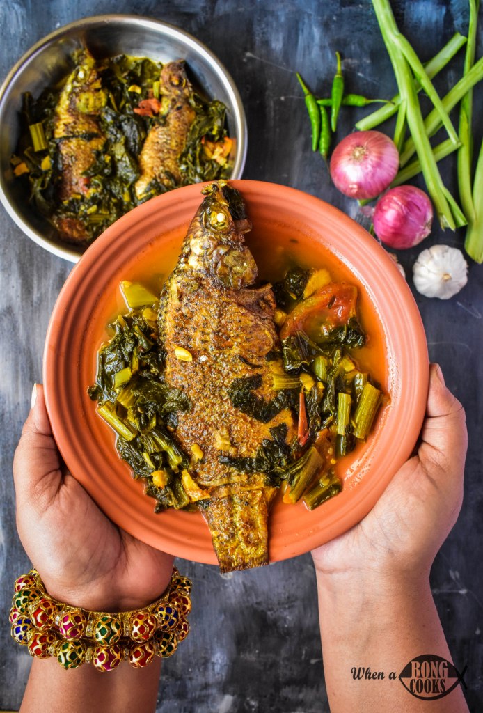 Lai Shak diye Telapia