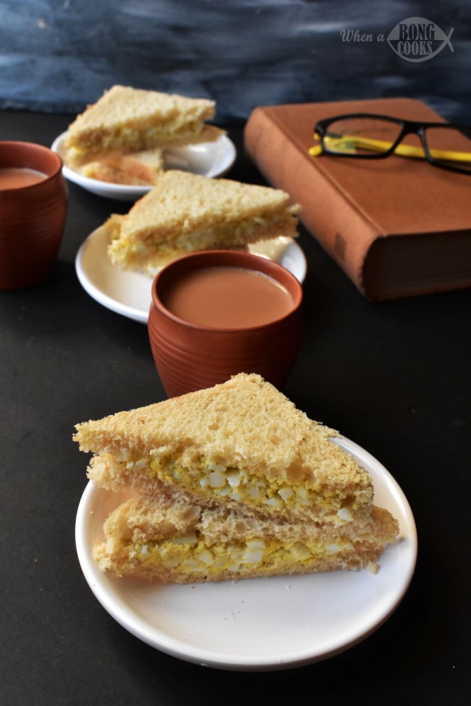 Egg Sandwich - Calcutta Coffee House Style